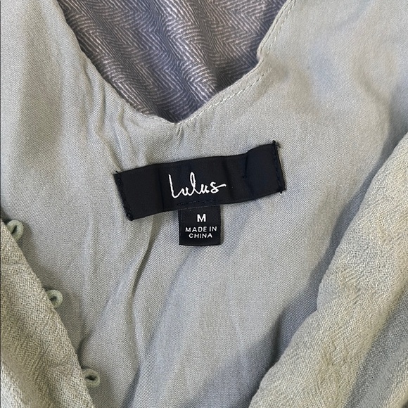 Lulus Green Ruffle Romper - Picture 2 of 5